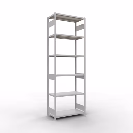 Figure n° 12 de l'article étagère de base, système d'étagères enfichables MULTIplus250, 3000 x 1000 x 500 mm, 7 étagères, RAL 7035 gris clair du groupe de produits système enfichable de la marque Schulte Lagertechnik