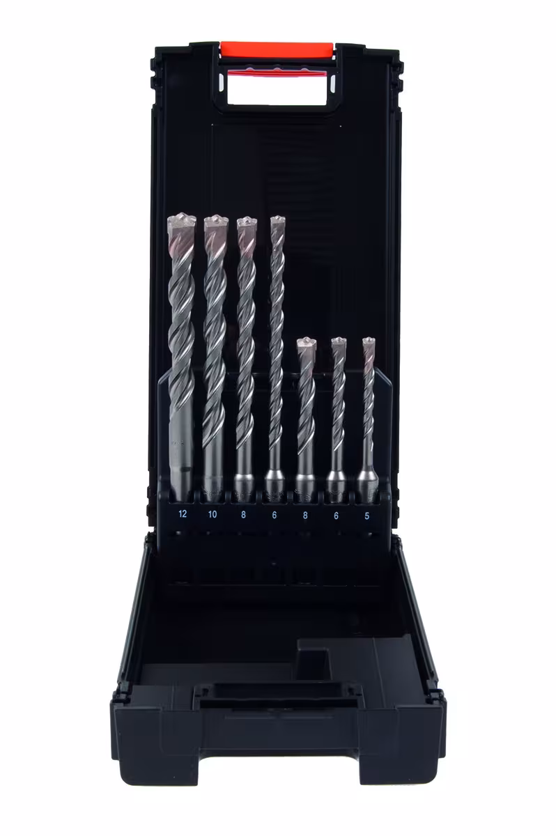 Trapano a percussione Rocket 3 cassetta 7 pezzi 5-12 mm in scatola ABS MAMBO della PROJAHN Trapano a percussione Rocket 3 cassetta 7 pezzi 5-12 mm in scatola ABS MAMBO, trapano, articolo n. 83730