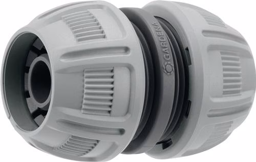 Raccordo di riparazione in plastica GARDENA da 1/2.5/8 di pollice (13,15 mm) della categoria connettori, raccordi e giunti per tubi flessibili con codice articolo 4000350274