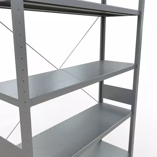 Figure n° 13 de l'article étagère de base du système enfichable 3000x1300x400 mm, type 250 kg, galvanisée du groupe de produits du système enfichable de la marque Schulte Lagertechnik