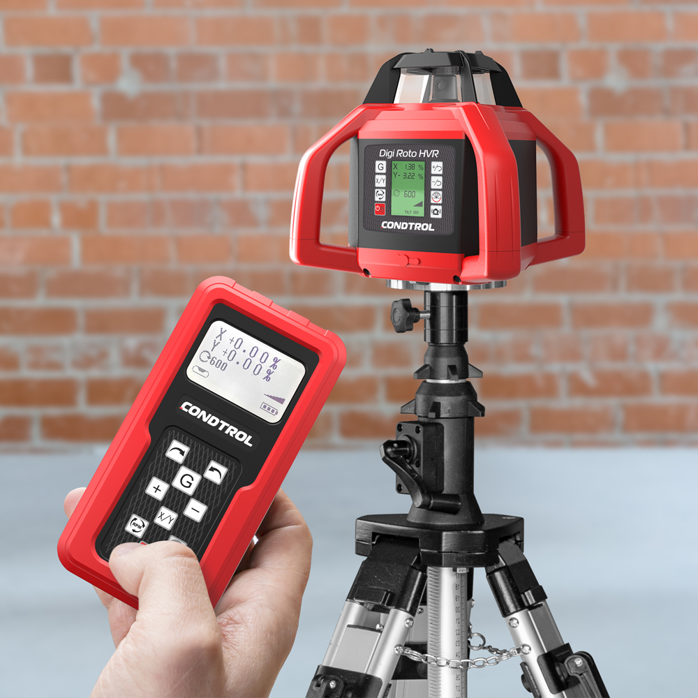 Rotationslaser mit digitaler Neigung Digi Roto HVR