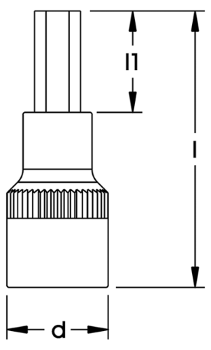 Schraubendreher-Einsatz 1/2", Innen-Sechskant, ELORA-3210-IN 4 Diagramm, Handlung