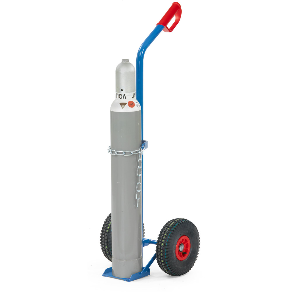 Anwendungsbild 3828226 Diable pour bouteilles en acier 51140L Roues gonflables