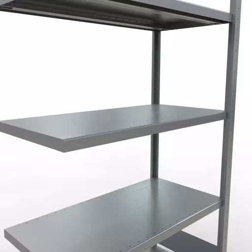 Figura n. 15 dell'articolo scaffale aggiuntivo, scaffale a scaffale, sistema a innesto MULTIplus330, 2000 x 1000 x 500 mm (AxLxP), 5 ripiani, barre longitudinali, zincato del gruppo di prodotti sistema a innesto della marca Schulte Lagertechnik