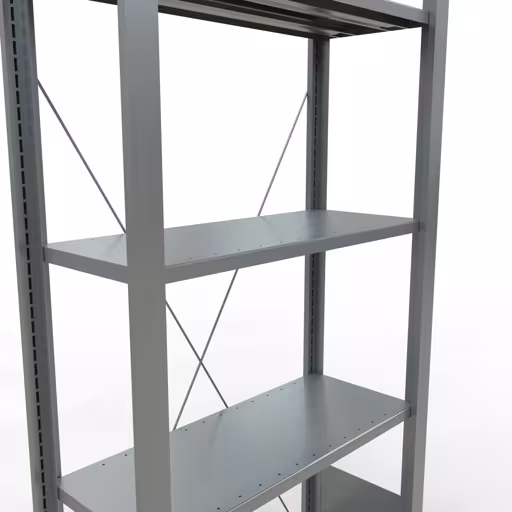 Figure n° 13 de l'article, étagère de bureau, système enfichable MULTIplus85, 1800 x 750 x 300 mm, 5 étagères, galvanisées, sans barre d'arrêt du groupe de produits étagères de bureau de la marque Schulte Lagertechnik