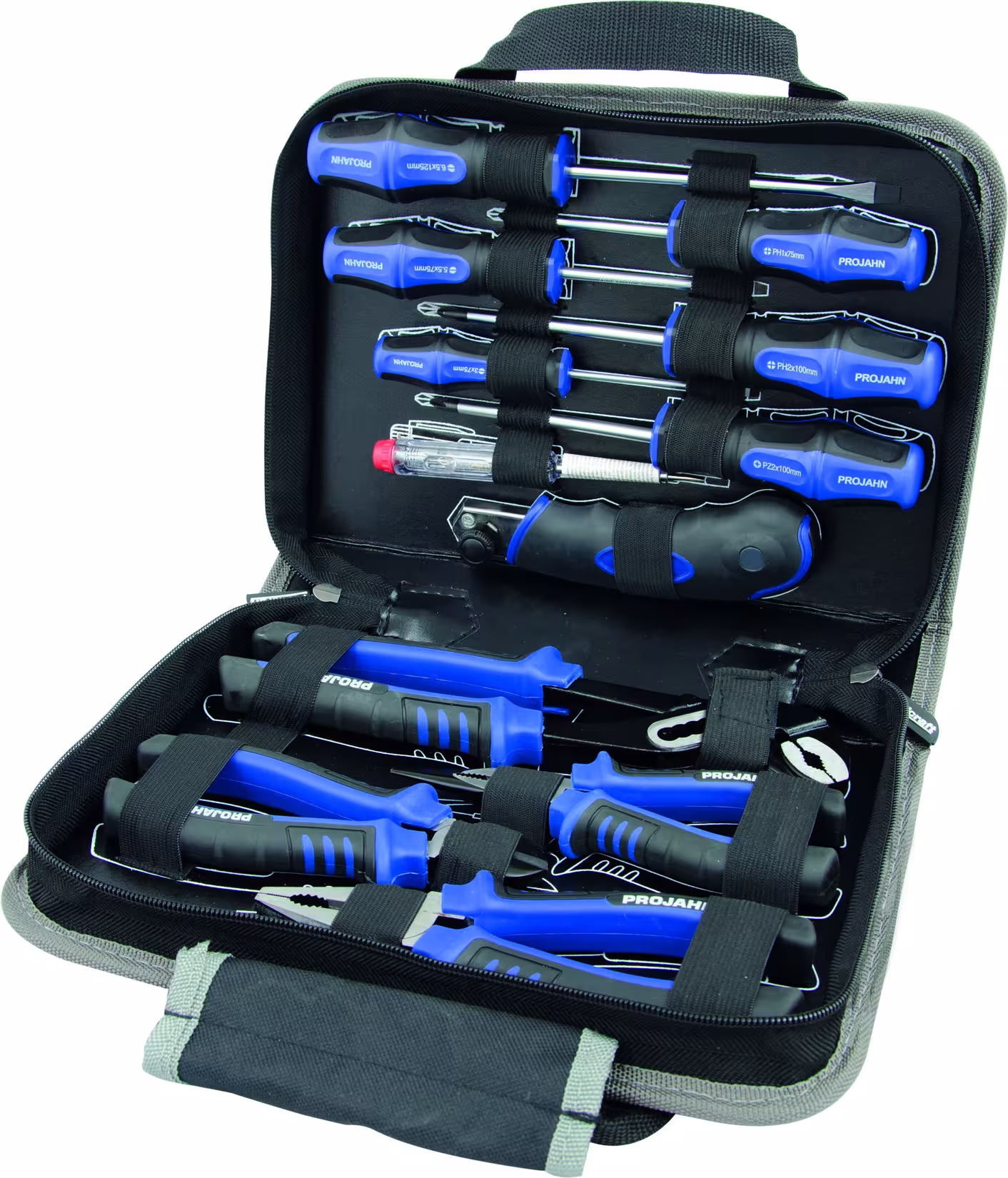 dossier à outils proficraft, 12 pièces, tournevis, réf. 8689