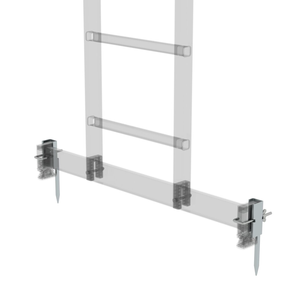 Produktbild (Abb. Ähnlich) 2178843 Munk Erdspitzen für Leitern ab Baujahr 2005 mit nivello-Leiterschuh
