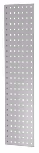 Une autre vue de l'article panneau latéral en tôle perforée, 90 x 1000 x 300 mm (H x P), gris clair RAL 7035 de la catégorie système enfichable