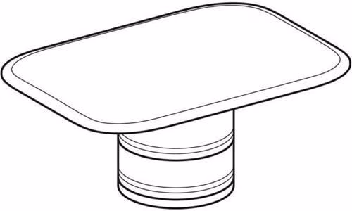Capuchon d'écoulement Geberit pour lavabo myDay, plastique, blanc