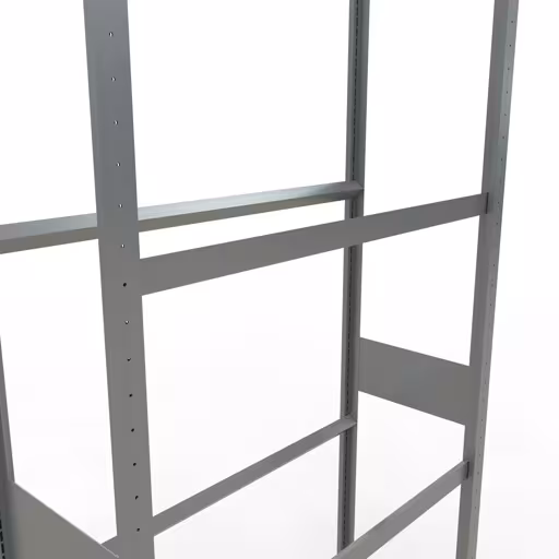 Scaffale base, scaffale per ruote/pneumatici, 2750 x 1050 x 400 mm (AxLxP), zincato, 4 livelli di stoccaggio con carico dello scomparto di 150 kg per livello di Schulte Lagertechnik della categoria Scaffali