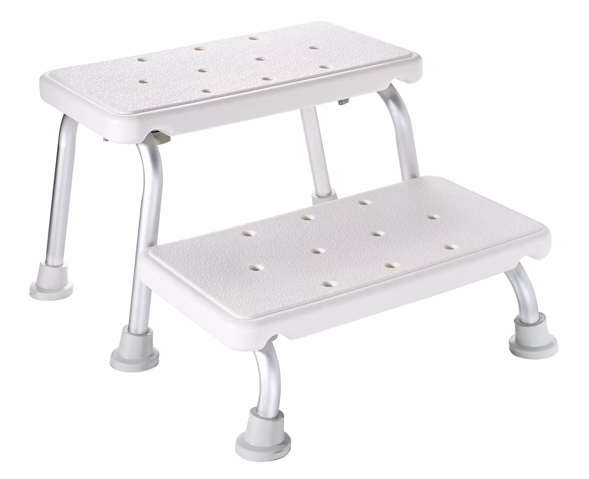 Tabouret 2 marches Sam, blanc, PE/aluminium de la marque Ridder de la gamme équipement de salle de bain et produits sanitaires