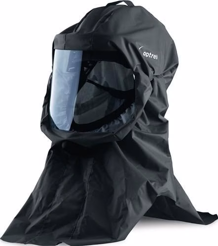 Cagoule de protection Softhood, longue, 550/210/270 mm, 240 g, OPTREL, de la catégorie masques et filtres respiratoires, référence 4000370389