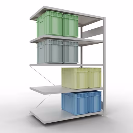 Immagine prodotto n. 15 dell'articolo sistema a innesto ripiano aggiuntivo 2000x1300x800 mm, tipo 250 kg, grigio chiaro Figura n. 15 dell'articolo sistema a innesto ripiano aggiuntivo 2000x1300x800 mm, tipo 250 kg, grigio chiaro del gruppo di prodotti sistema a innesto della marca Schulte Lagertechnik