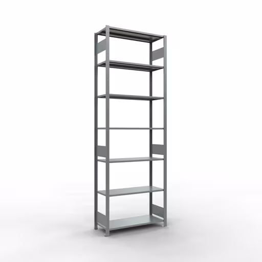 Image supplémentaire de l'article Étagère de base, étagère, système enfichable MULTIplus150, 3000 x 1000 x 400 mm, 7 étagères, galvanisé à partir de l'étagère de base