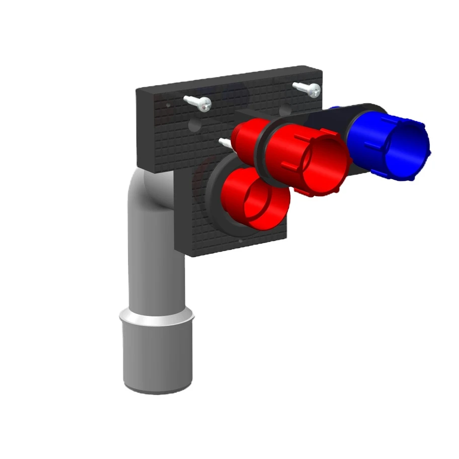 Separatore acustico originale Ortwein 3 - Isolamento delle connessioni per installazioni sanitarie
