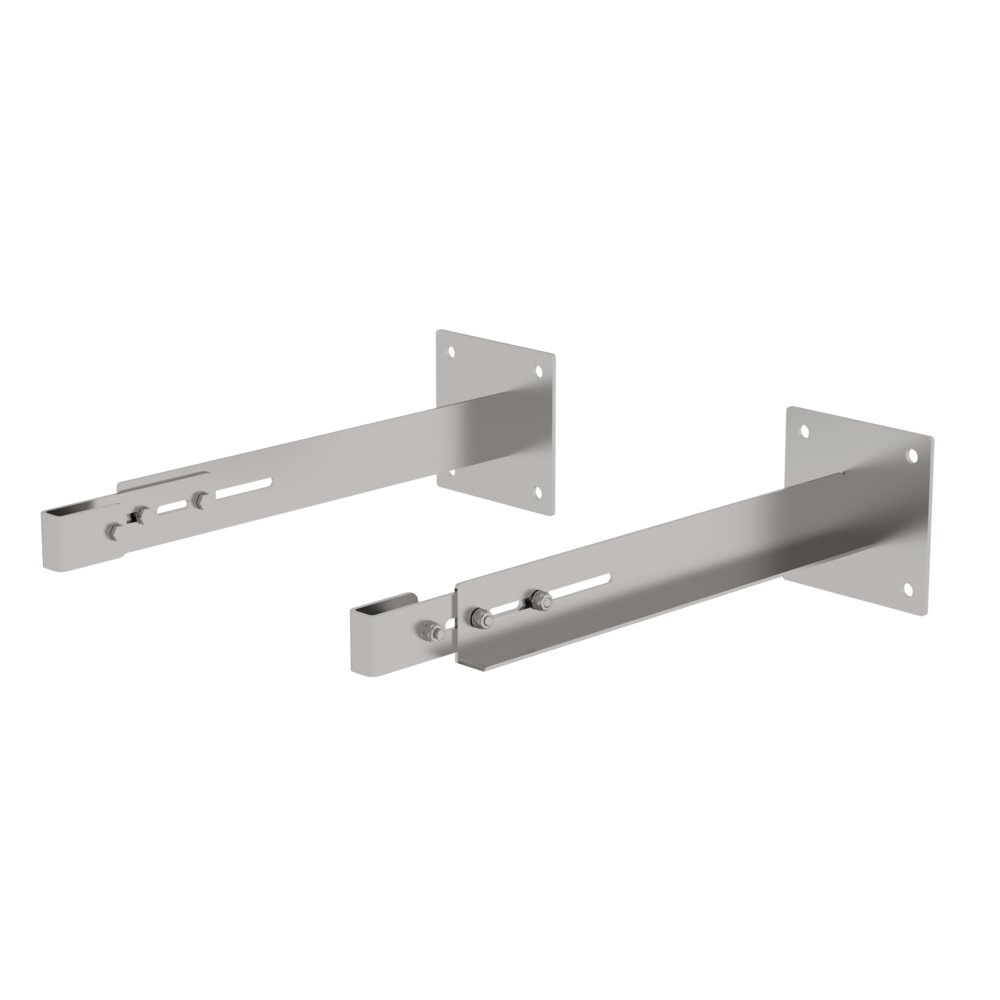 Staffa da parete speciale Munk, rigida 600-700 mm, acciaio inossidabile di Günzburger Steigtechnik Supporto da parete speciale Munk, acciaio inossidabile, dalla categoria accessori e ricambi per attrezzature di accesso, numero articolo 064271