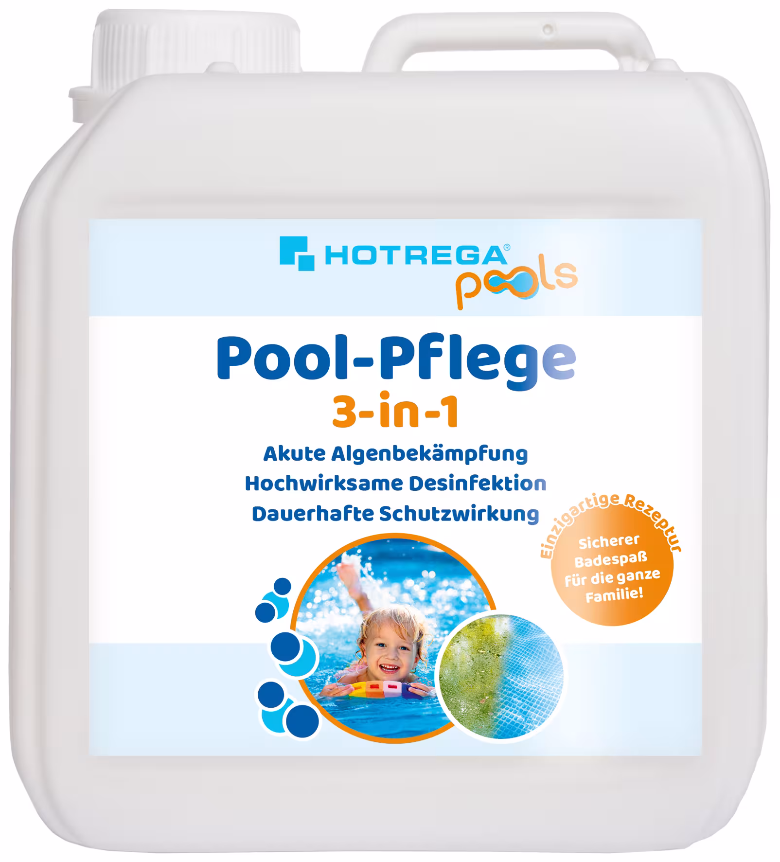 Cura della piscina 3 in 1 di Hotrega Cura della piscina 3 in 1, detergente per sanitari, articolo n. H150250002