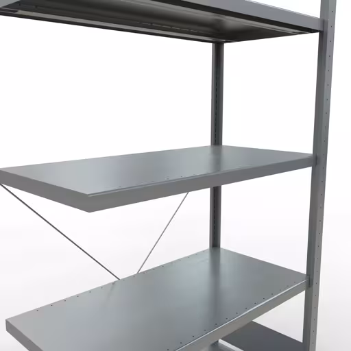Image du produit n° 7 de l'article étagère complémentaire, système enfichable MULTIplus250, 2000 x 1000 x 500 mm, 5 étagères, galvanisée de la gamme de produits système enfichable de la marque Schulte Lagertechnik