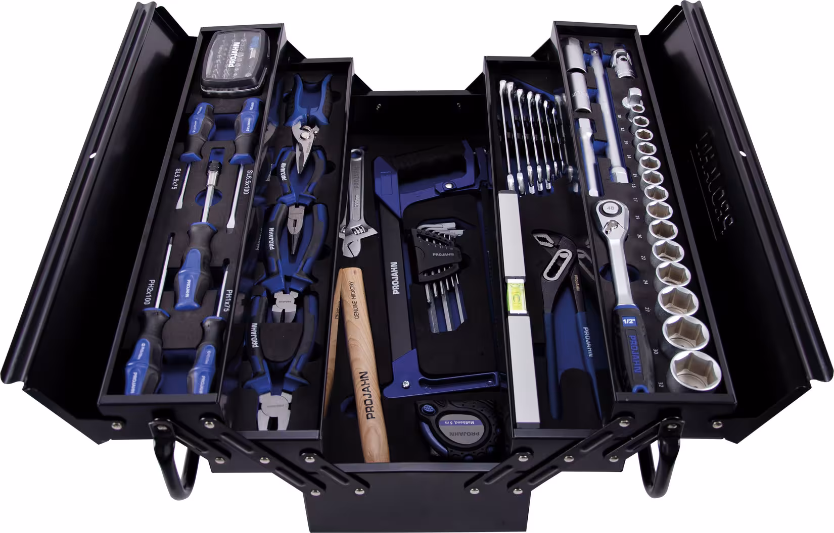 Une autre vue de l'article Boîte à outils en métal proficraft 1/2", vide de la catégorie outils à main