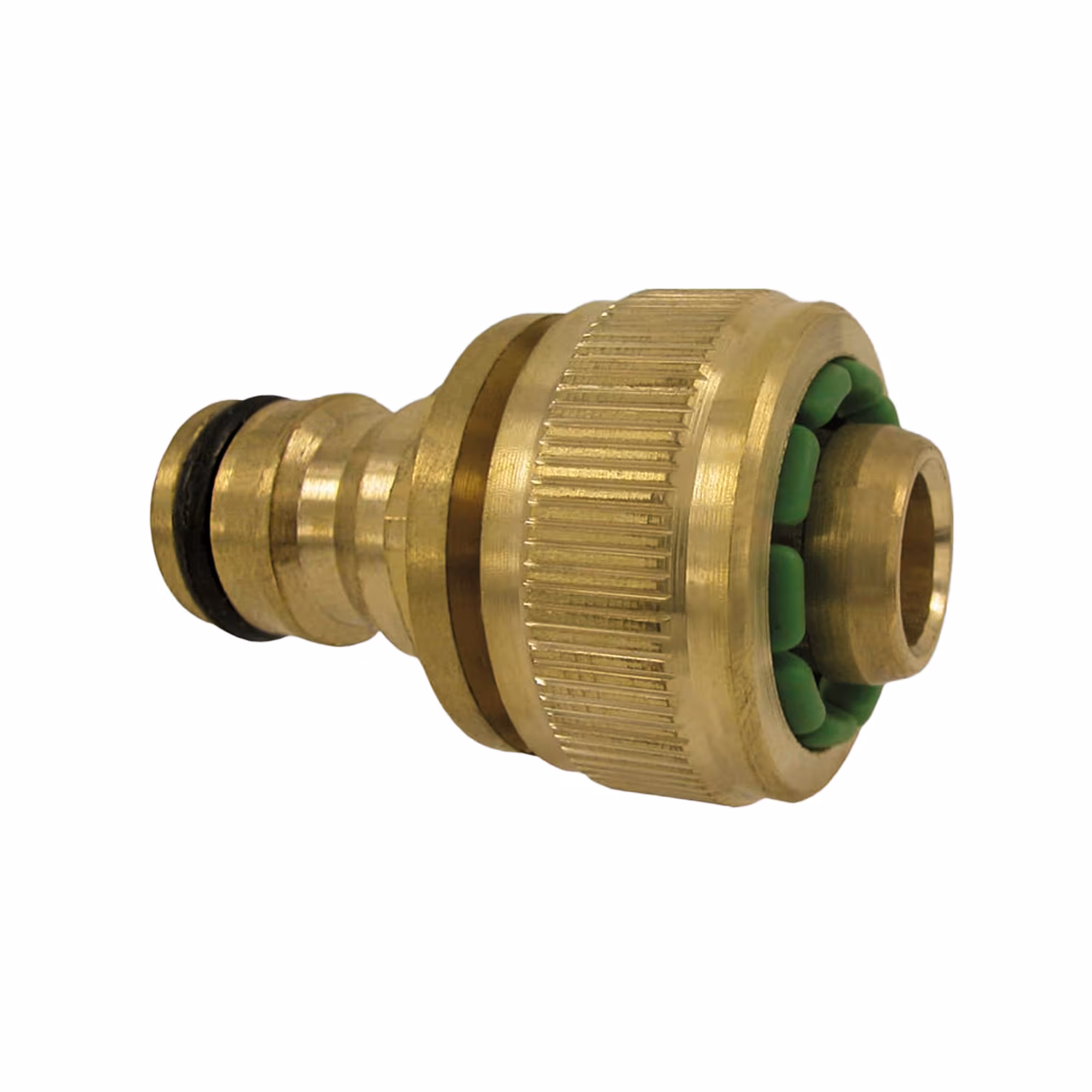 Pezzo di tubo con raccordo a innesto da 1/2'' della Puteus Pezzo di tubo con raccordo a innesto, raccordi a vite in ottone, articolo n. 33021