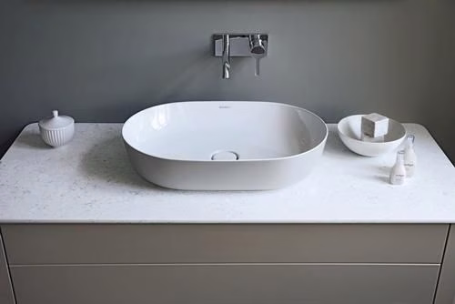 Detailbild 4059778 Duravit C.1 Mitigeur monocommandé pour lavabo, encastré Bec déverseur 225 mm, sans tirette, chrome Hansgrohe