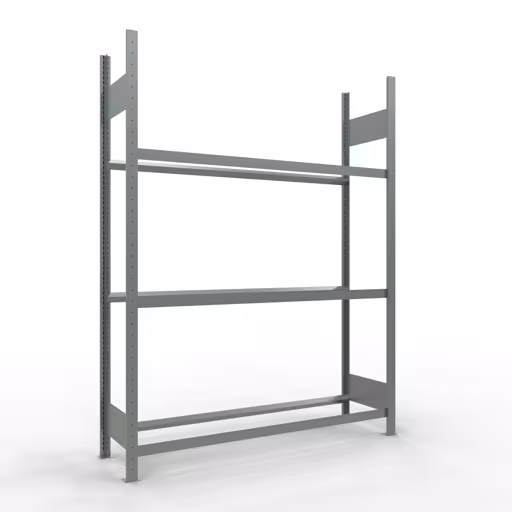 Rayonnage de base, rayonnage à roues/pneus, 2000 x 1500 x 400 mm (HxLxP), galvanisé, 3 niveaux de stockage avec une charge de compartiment de 150 kg par niveau de Schulte Lagertechnik Étagère de base, étagère pour roues/pneus, 2000 x 1500 x 400 mm (HxLxP), galvanisée, 3 niveaux de rangement avec 150 kg de charge de compartiment par niveau, stockage de pièces automobiles, réf. 13912