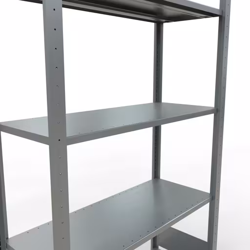 Étagère de base, étagère, système enfichable MULTIplus85, 2000 x 1000 x 400 mm, 5 étagères, galvanisée de Schulte Lagertechnik de la catégorie du système enfichable