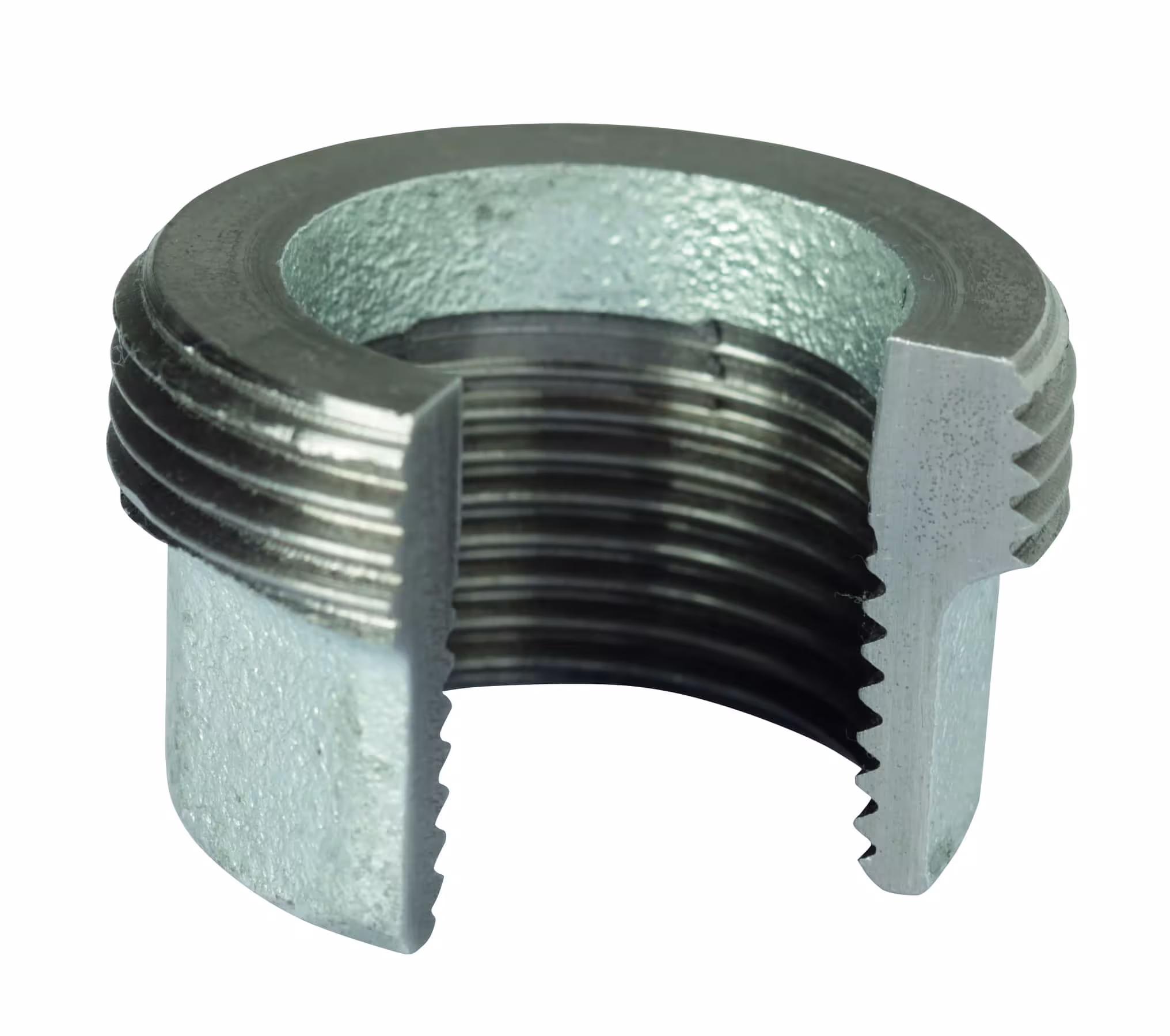 Atusa avvitabile codice articolo 370 3/4" filettatura interna x (G 11/4") AG in ghisa malleabile, zincato da Atusa Atusa raccordo a vite in ghisa malleabile codice 370, raccordi in ghisa malleabile, articolo n. 37005004