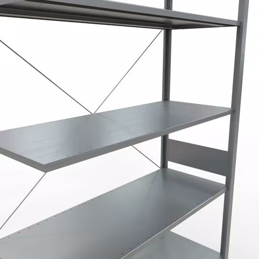 Étagère supplémentaire système enfichable 3000x1300x500 mm, type 150 kg, galvanisée de Schulte Lagertechnik avec le numéro d'article. 12757-130
