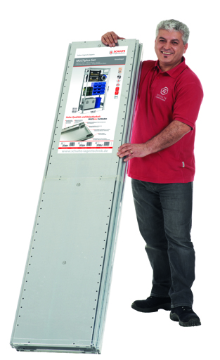 Étagère de base, étagère, système enfichable MULTIplus150, 2000 x 1000 x 500 mm, 4 étagères, traverse, galvanisé avec le GTIN 4004514200747 Étagère de base, étagère, système enfichable MULTIplus150, 2000 x 1000 x 500 mm, 4 étagères, traverse, galvanisée de Schulte Lagertechnik avec le numéro d'article. 12750-4