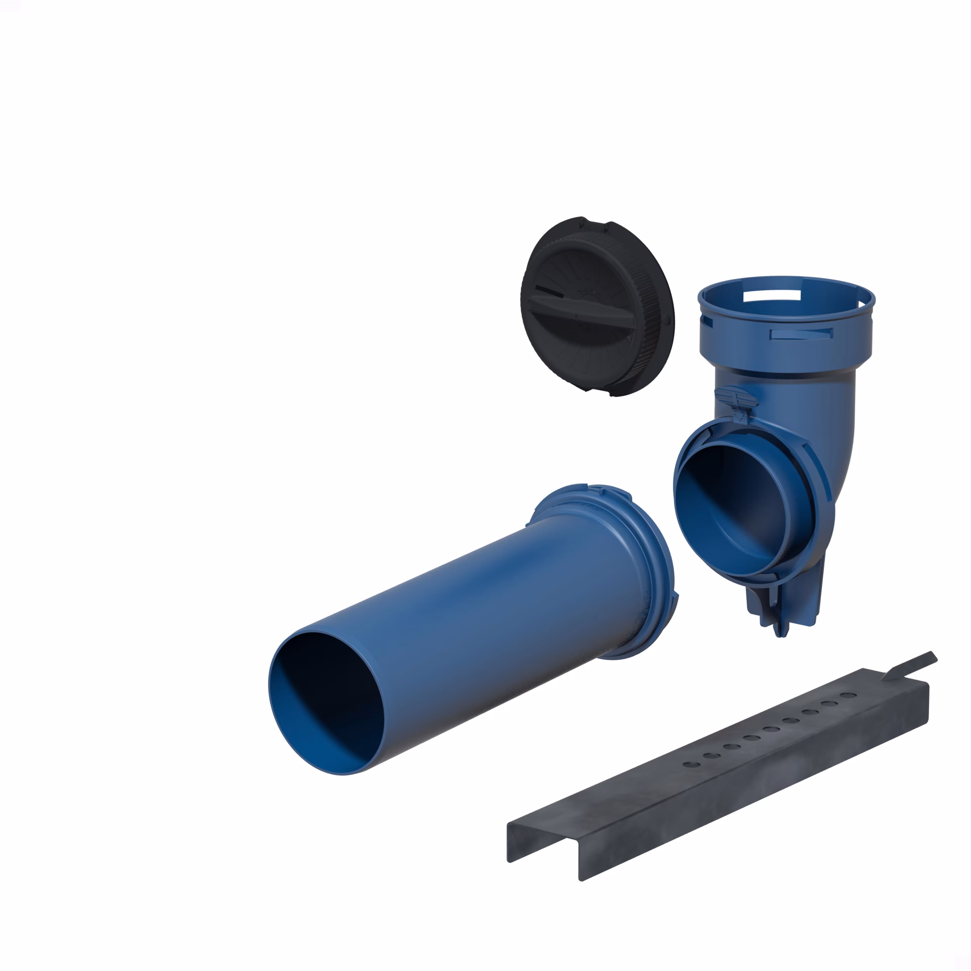 CB Set - Stützbogen Flex D 80 kurz Auflageschiene aus der Kategorie Kunststoffabgassystem mit der Artikelnr. 761195