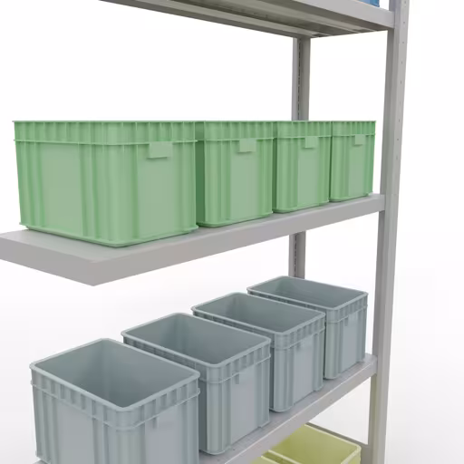 Image du produit n° 13 de l'article Rayonnage complémentaire, rayonnage à étagères, système enfichable MULTIplus330, 2000 x 1000 x 300 mm, 5 étagères, barres de longueur, RAL 7035 gris clair Figure n° 13 de l'article, système d'étagères enfichables MULTIplus330, 2000 x 1000 x 300 mm, 5 étagères, RAL 7035 gris clair du groupe de produits système enfichable de Schulte Lagertechnik