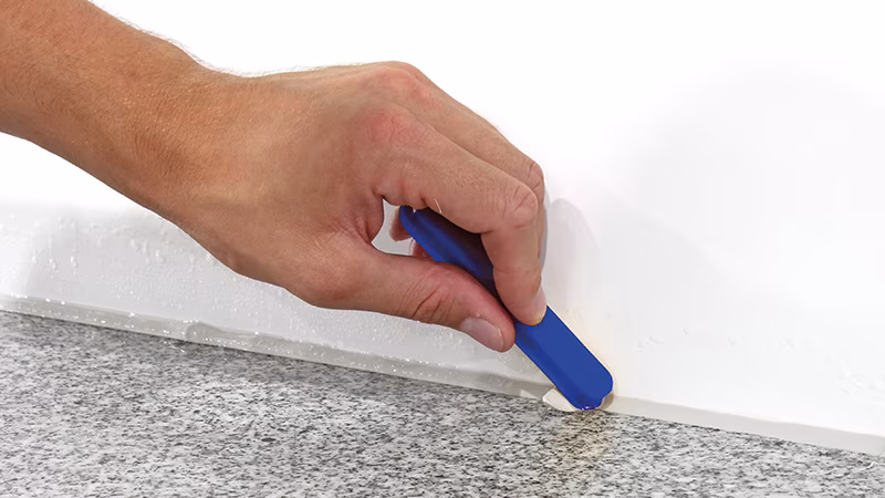 Glättemittel für Dichtstoffe, gebrauchsfertig, 100 ml Flasche inkl. Sprühkopf Drinnen, Innenarchitektur, Person, Reinigen, Messer