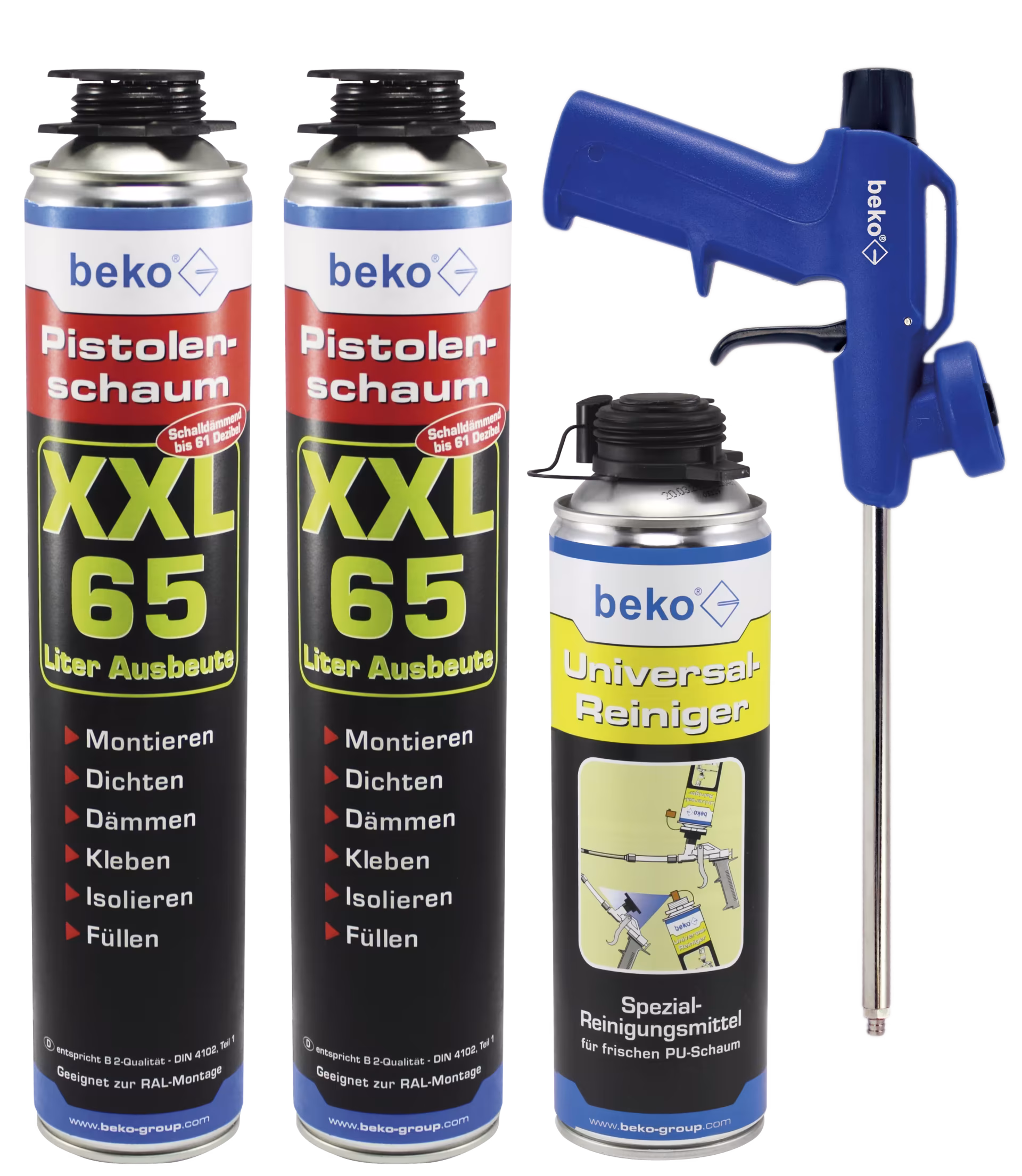 Set schiuma per pistola NBS beko XXL "BLU" dalla categoria schiuma PU con articolo n. 999 95 006