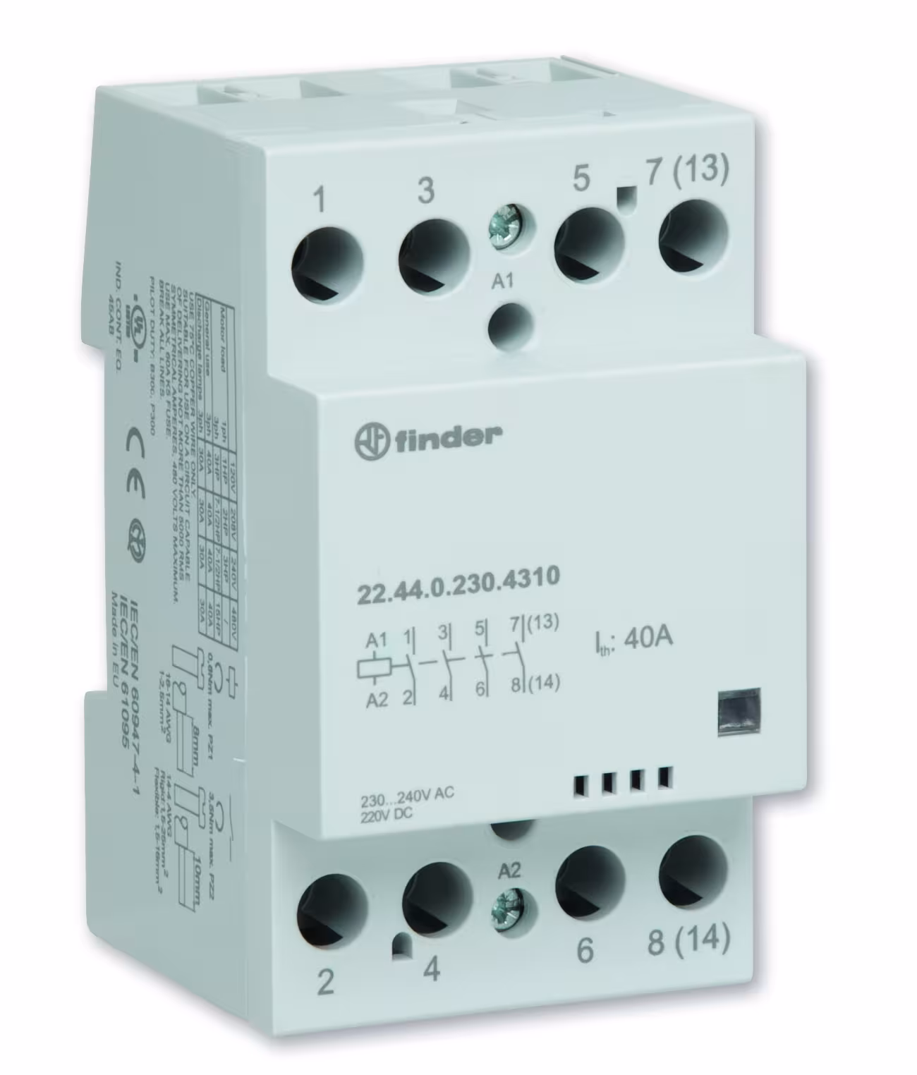 Relè ausiliario RESOL HR230, monofase + trifase, ricambi e accessori regolatore, articolo n. 28003350