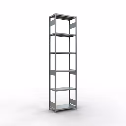 Figure n° 8 de l'article étagère de base, étagère, système enfichable MULTIplus250, 3000 x 750 x 400 mm, 7 étagères, galvanisées du groupe de produits système enfichable de Schulte Lagertechnik
