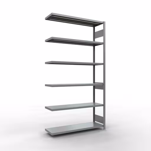 Figure n° 12 de l'article, système d'étagères MULTIplus250, système enfichable, 2500 x 1300 x 400 mm, 6 étagères, galvanisé du groupe de produits système enfichable de Schulte Lagertechnik