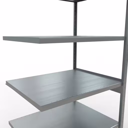 Rayonnage supplémentaire, étagère, système enfichable MULTIplus250, 2500 x 1000 x 800 mm, 6 étagères, galvanisé de la marque Schulte Lagertechnik de la gamme de produits du système enfichable