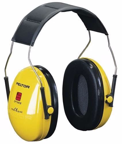 Gehörschutz PELTOR™ OPTIME I EN 352-1:2020 SNR 27 dB gepolstert Kopfbügel aus der Kategorie Kapselgehörschutz mit der Teilenummer 4000370412