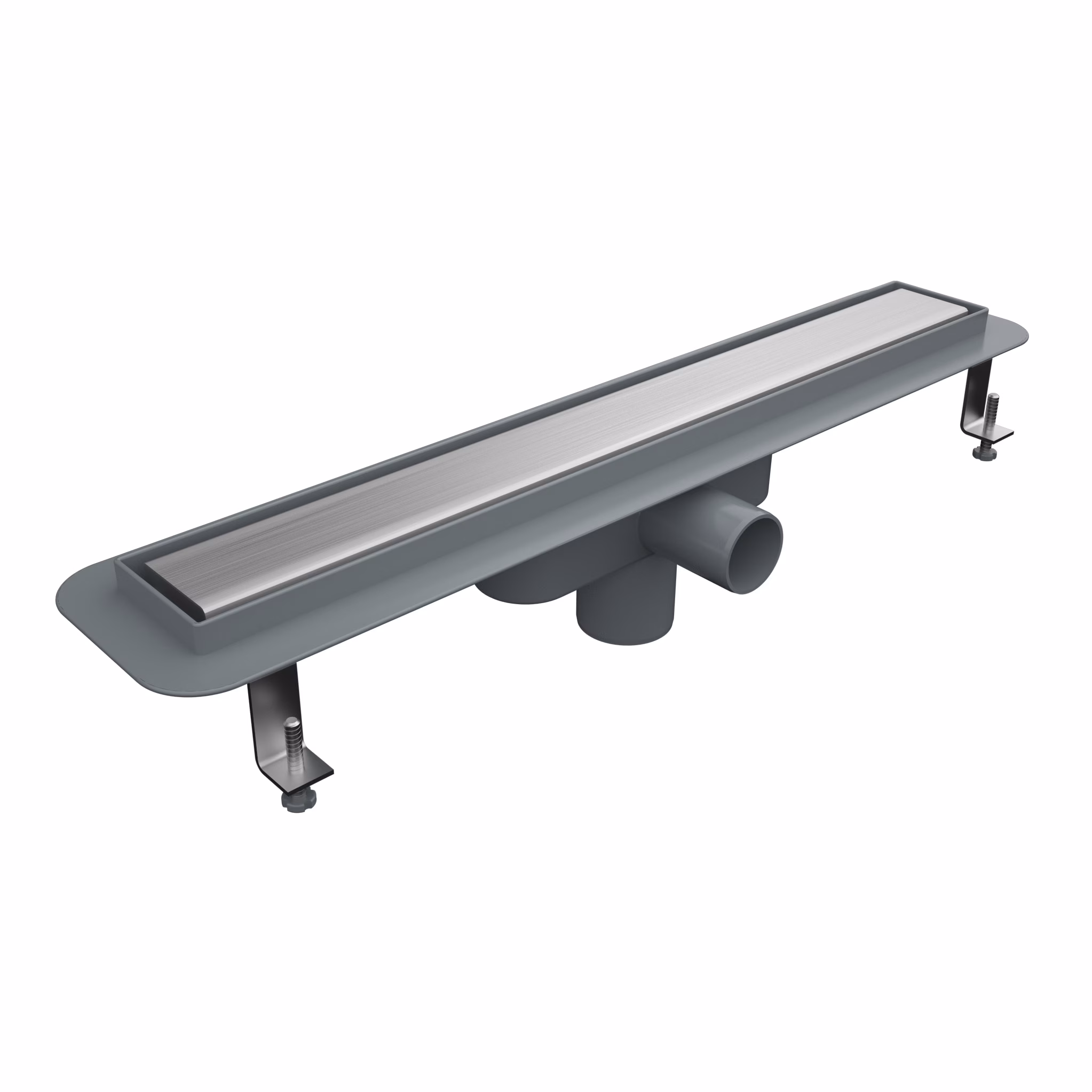 Scarico doccia lineare MERT, in acciaio inox spazzolato, del marchio Mert Scarico doccia lineare MERT, acciaio inox spazzolato, dalla categoria scarichi a pavimento