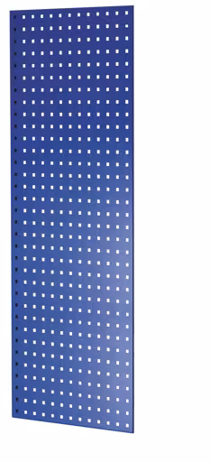 Panneau latéral perforé, 90 x 1300 x 500 mm (H x P), RAL 5010 bleu gentiane, accessoires, réf. 35674-B