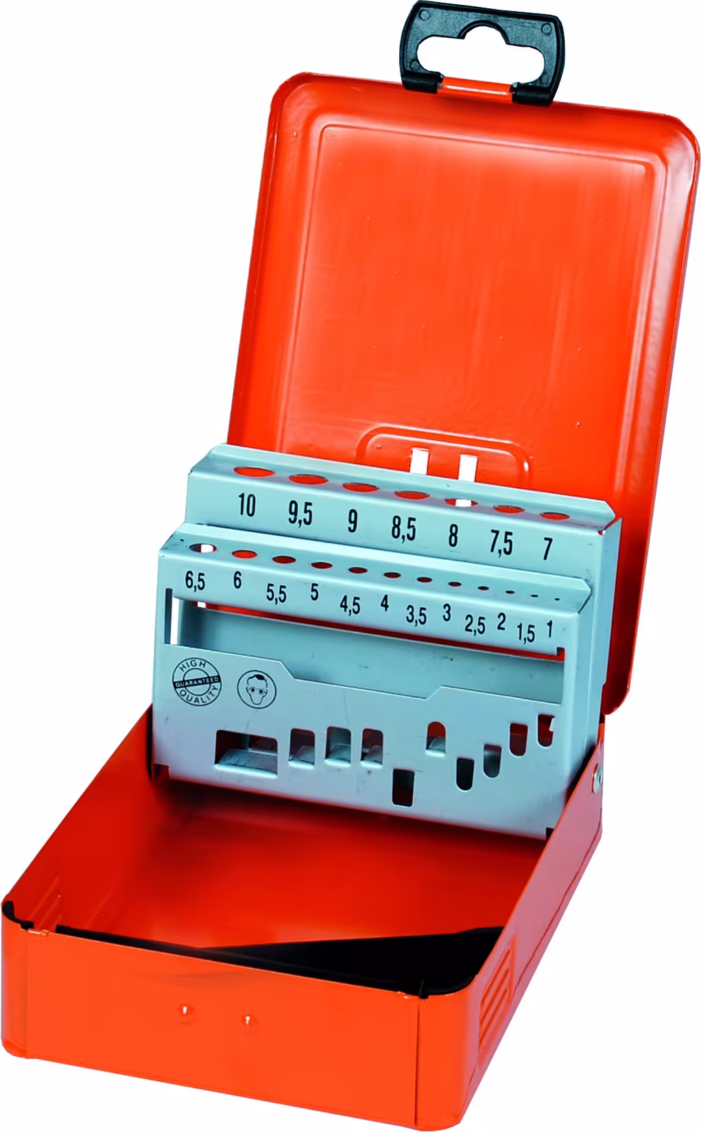 Cassettes et magasins vides pour forets hélicoïdaux DIN 338, foret, réf. 61024