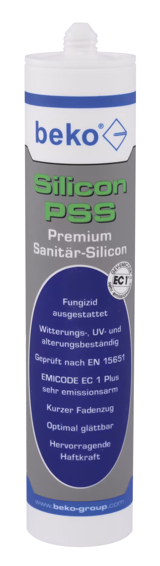 Silicone sanitaire premium Silicon PSS 310 ml PERGAMON de la catégorie silicone avec réf. 225 100 19