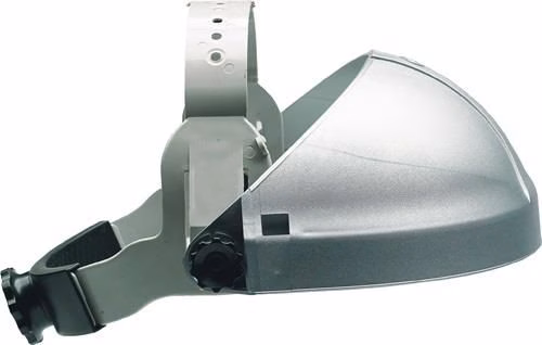 Supporto per la testa e visiera Tuffmaster H8 WP96 con visiera PC trasparente 3M