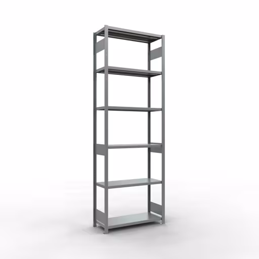 Immagine del prodotto n. 14 dell'articolo scaffale base, scaffale, sistema a innesto MULTIplus250, 3000 x 1000 x 400 mm (AxLxP), 7 ripiani, barre longitudinali, zincato dalla gamma di prodotti del sistema a innesto della marca Schulte Lagertechnik