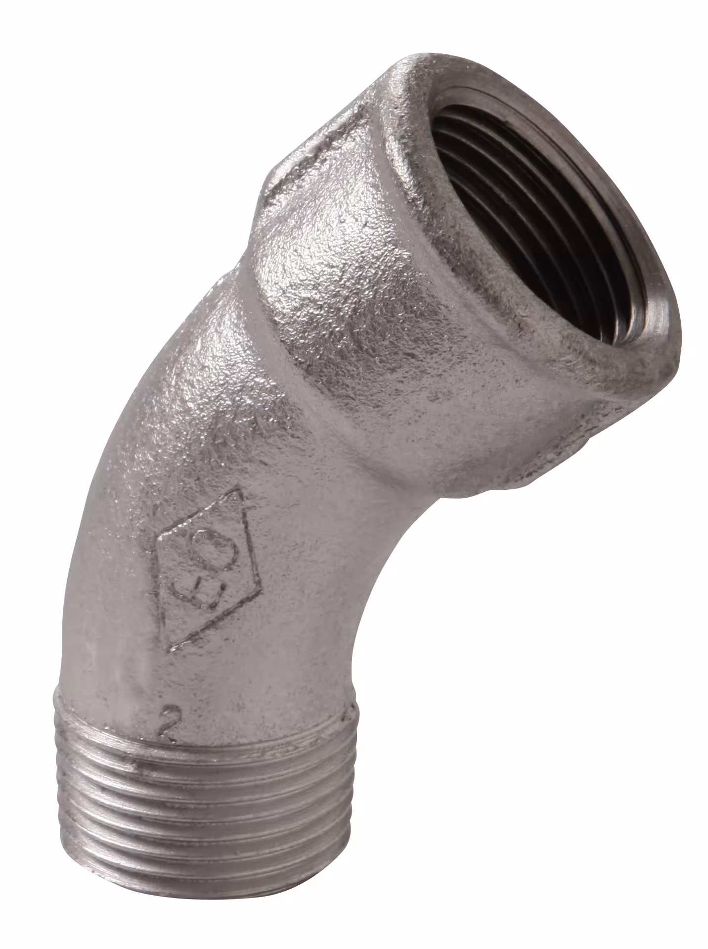 Bogen Nr.40 innen/außen 45Grad 4" aus Temperguss, verzinkt von der Marke Atusa ATUSA Temperguss Bogen Nr. 40 I/A Typ Größe: 4 Zoll aus der Kategorie Tempergußfittings mit der Artikelnr. 0400500C