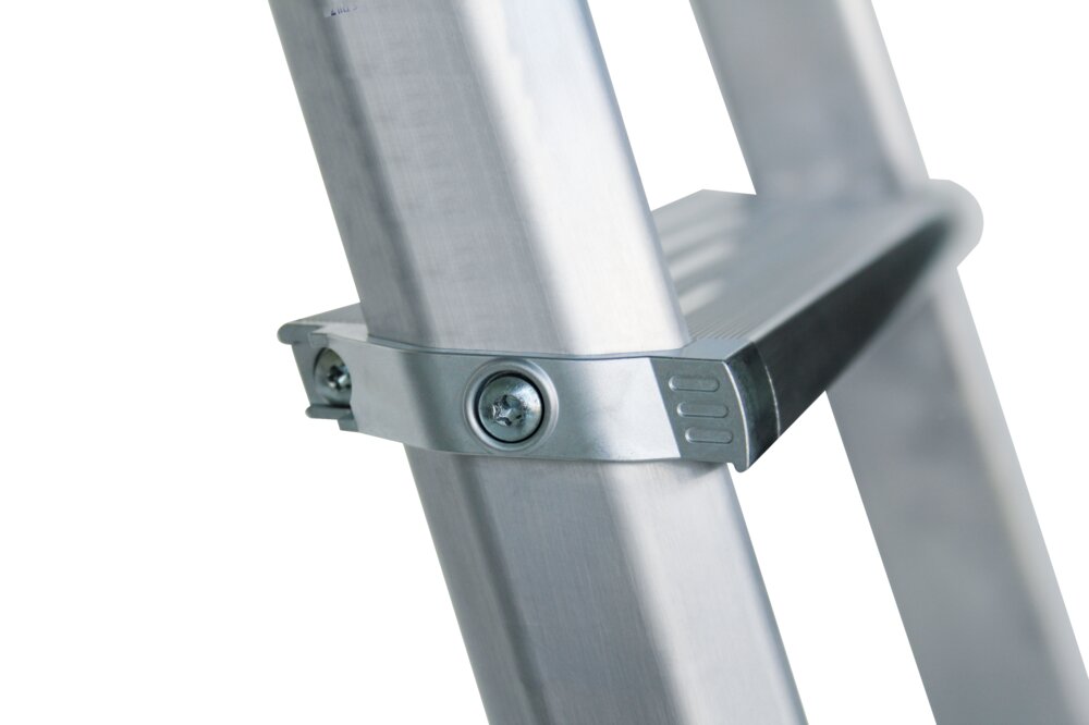 Produktbild Detailansicht 3815960 Escabeau à marches Munk ML accessible d'un côté Aluminium anodisé 4 marches