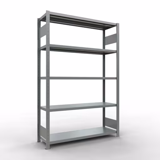 Figure n° 12 de l'article étagère de base, étagère, système enfichable MULTIplus250, 2000 x 1300 x 400 mm, 5 étagères, galvanisées du groupe de produits système enfichable de Schulte Lagertechnik