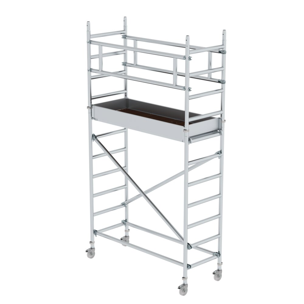 Munk ML Standard-Rollgerüst 0,75 x 1,80 m aus der Kategorie Rollgerüste mit der Artikelnr. 166220, Baugewerbe, Gerüste, Krippe, Mobiliar, Bett für Säuglinge