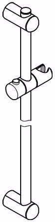 GROHE Barre de douche Euphoria 27499 600 mm chromé